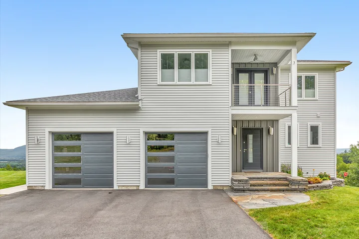 AP138 garage door shown on a home