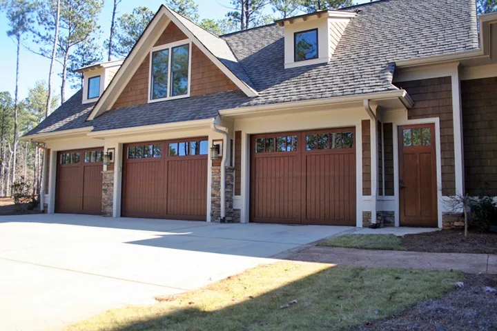 Eden Coast garage door shown on a home