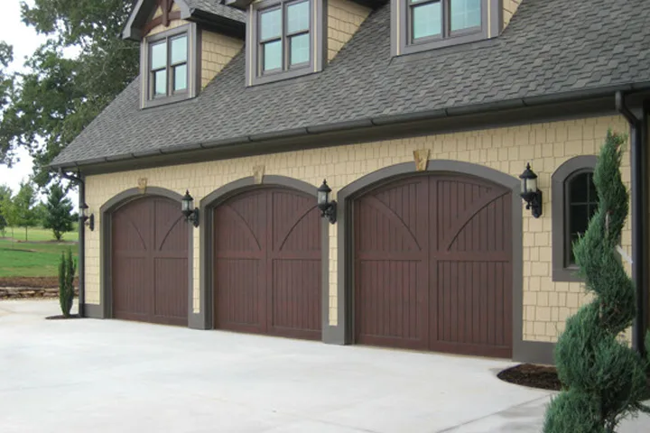 Eden Coast garage door shown on a home